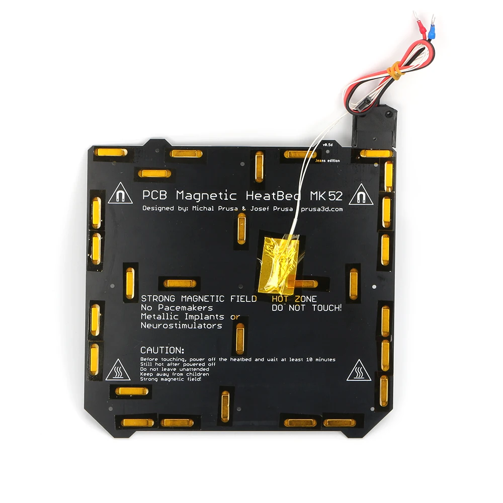 Клон Prusa i3 MK3 3d принтер MK3 Y карета Магнитная кровать с подогревом MK52 24v проводка термистор с магнитом для Prusa i3 MK3 MK3S