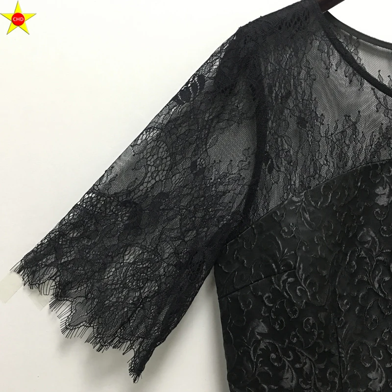 Фото L-5XL размера плюс повседневные женские кружевные платья 2019 модные L-5XL размера плюс повседневные женские кружевные платья 2019 модные