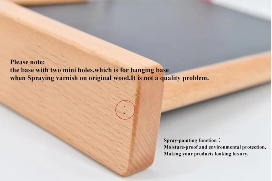 A4 DIY деревянная перезаписываемая двухсторонняя Классная доска настольная карта знак Стенд настольный ценник ручной краски меню дисплей