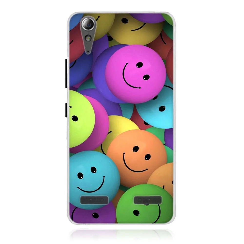 Мягкий силиконовый чехол из ТПУ с мультяшным рисунком для Lenovo A6010 и A6000 Lemon