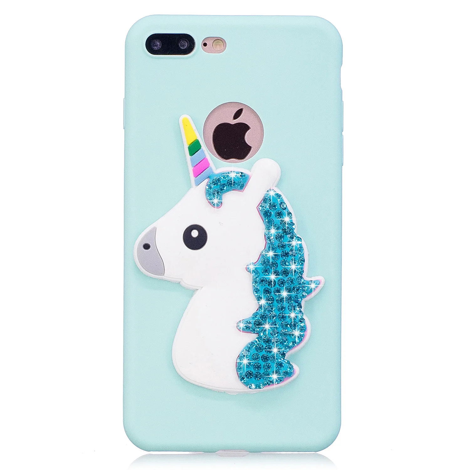 Pink Cute Cartoon Unicorn Glitter Star Dynamic Liquid Quicksand Phone Cases For iPhone X Case for Iphone 6 6S 7 8 Plus 5 5S |