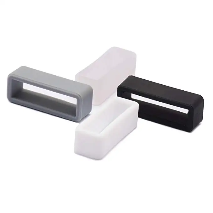 4 шт. силиконовый ремешок для часов запасной резиновый держатель