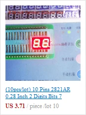 10 шт./лот) 18 шпильки 5621BB 0,56 дюймов 2 знака после запятой биты 7-сегментный синий светодиодный Дисплей общий анод цифровой Дисплей