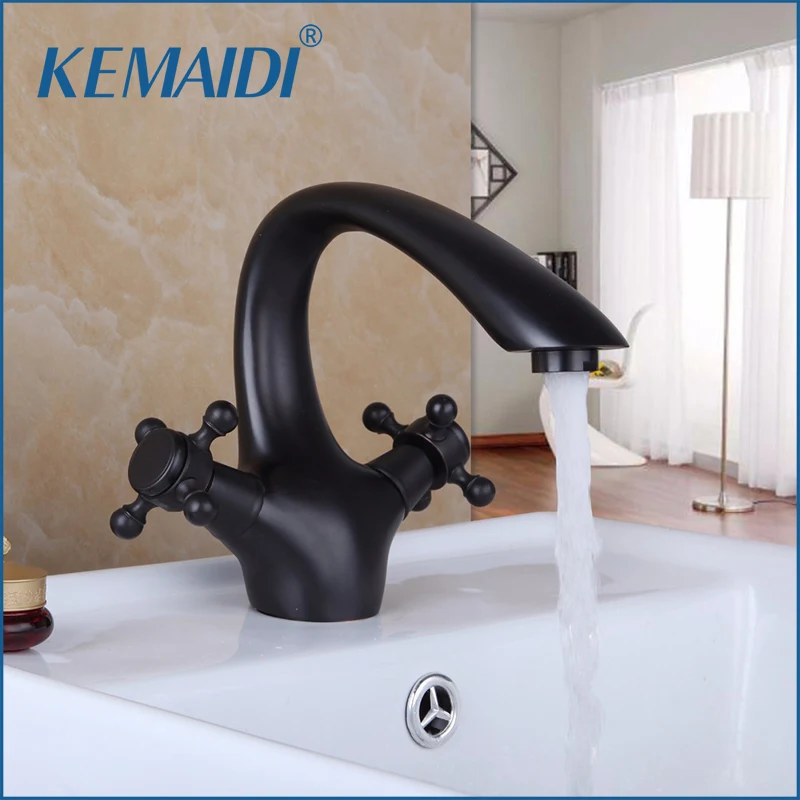 Смеситель для ванной комнаты KEMAIDI латунный с одной ручкой кран горячей и холодной