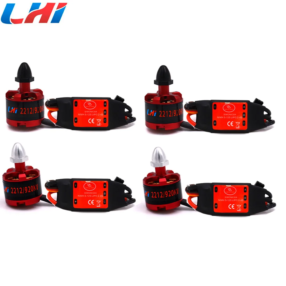 Бесщеточный двигатель 2212 920kv 4x 30a Simonk Quad Multirotor X525 Lipo Servo Fpv камера 4 X Lhi для дрона
