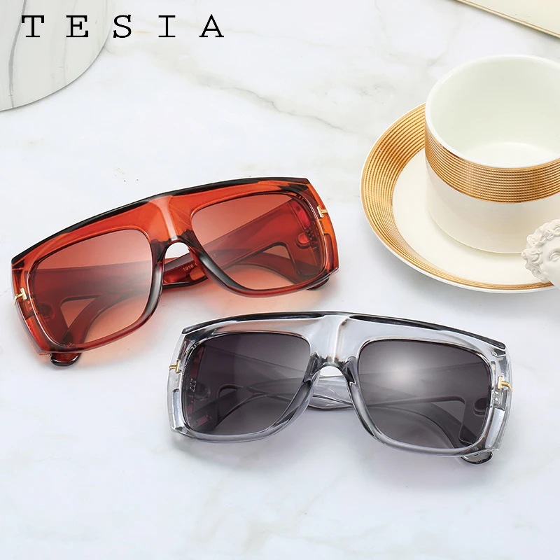 

2019 New Luxury Sun Glasses For Men Women Personality Thick Frame Mens Sunglasses Brand Designer Fashion Big Eyewear Lunettes