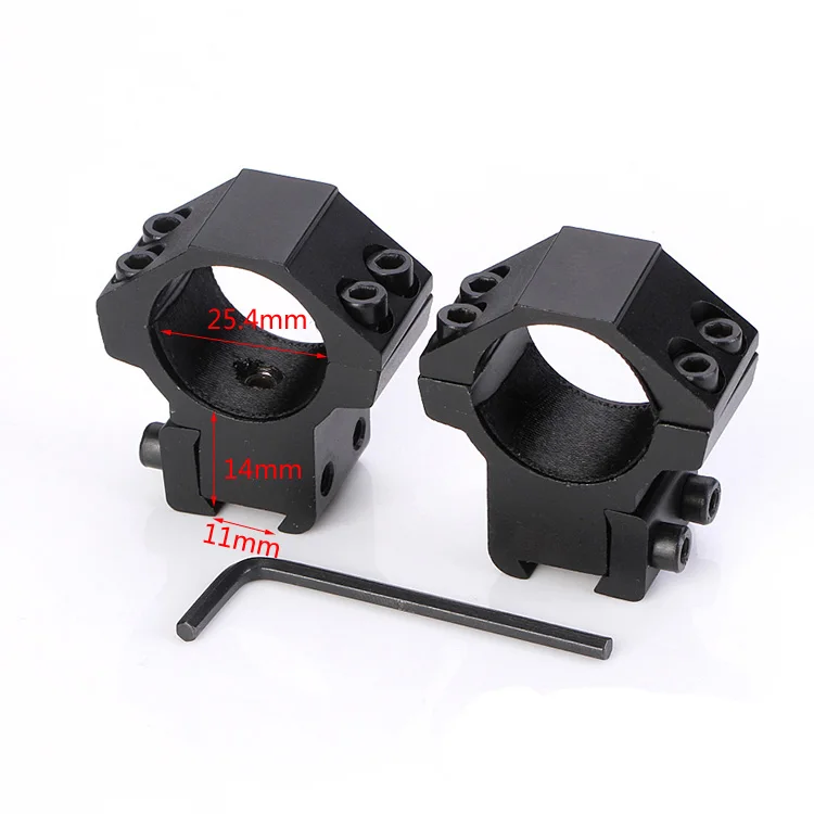 11mm LUGER 4-16x44AOMC прицел красный зеленый Mildot охотничий оптический прицел воздушный винтовочный пистолет тактический прицел - Цвет: 11mm