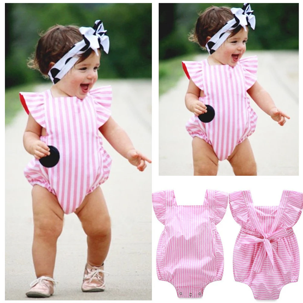 Лето 2016 детские комбинезоны Мультяшные комбинезон для маленьких девочек платья