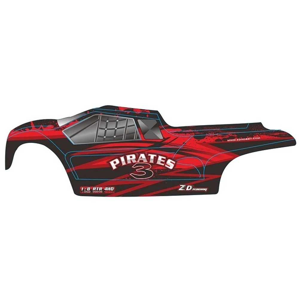 2 шт. zd Racing 8460 9021-V3 ПВХ корпус автомобиля для 1/8 Rc модели запасных частей модели игрушек автомобиля высокоскоростной Открытый игрушки подарок для мальчика
