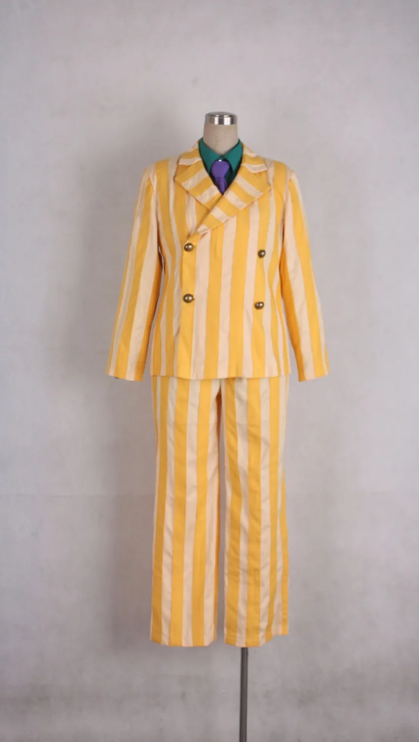 

One piece Kprusoian Yellow Monkey Navy Admiral Uniform Cosplay Costume