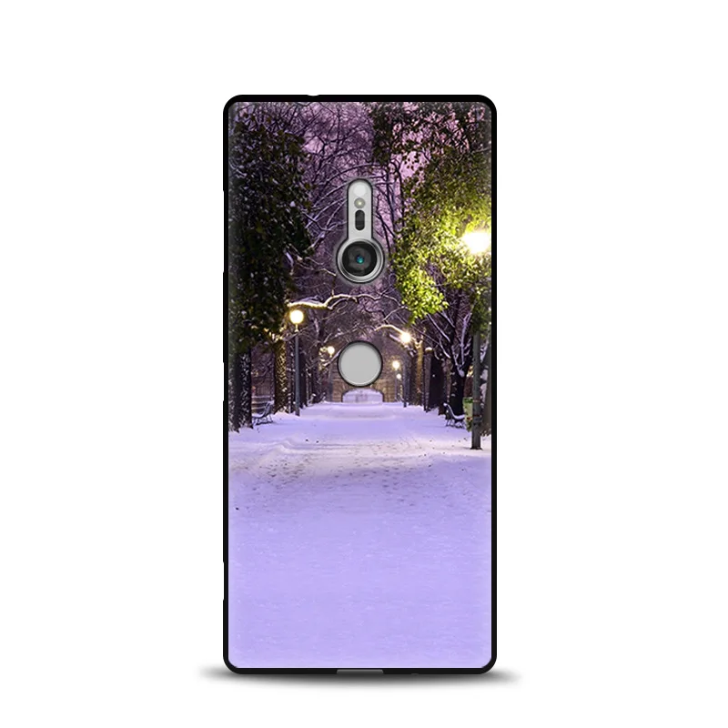 JURCHEN, роскошный 3D мультяшный чехол для телефона, для sony Xperia XZ3, чехол, мягкий, TPU, силиконовый, задний Чехол для sony Xperia XZ3, двойной чехол - Цвет: 17