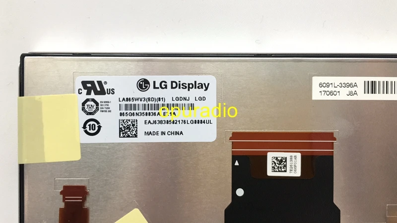 Бесплатная доставка LA065WV3 SD01 (SD) (01) LA065WV3SD01 Новый 6 5 дюймовый ЖК дисплей с сенсорным