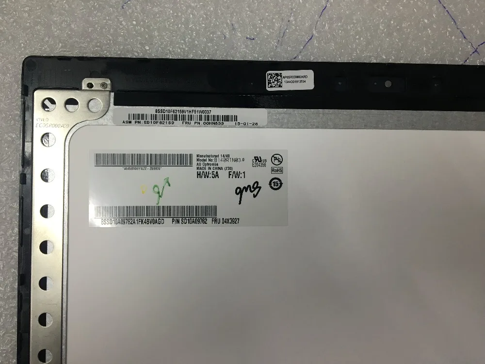 Для lenovo Thinkpad T440 00HM904 00HM905 00HM076 00HN855 04X3929 светодиодный сенсорный ЖК-экран 1" дисплей в сборе с ободком