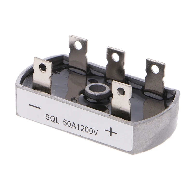 50A 1200V Алюминий металлический чехол 3 фазы диодный мост выпрямителя 50Amp SQL50A модуль