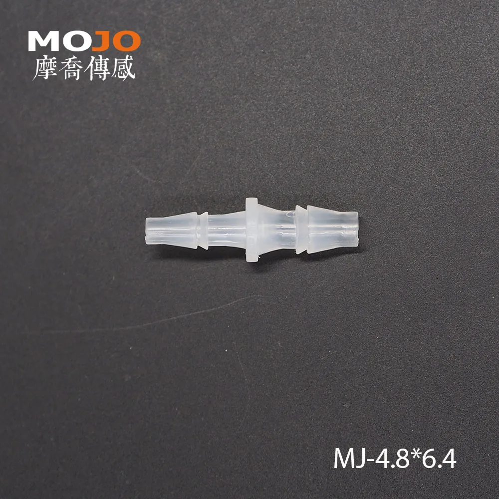 

2020 Free shipping!!MJ-S4.8x6.4 (100pcs/lots) PP Reducing Straght type barbed water fitting connectors