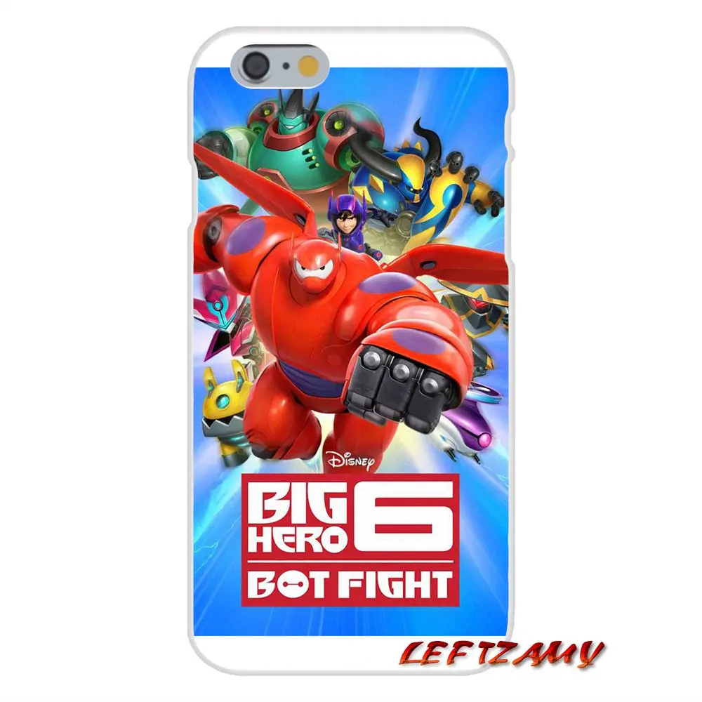 Accessories Phone Shell Covers cartoon movie Big Hero For iPhone X XR XS MAX 4 4S 5 5S 5C SE 6 6S 7 8 Plus | Мобильные телефоны и