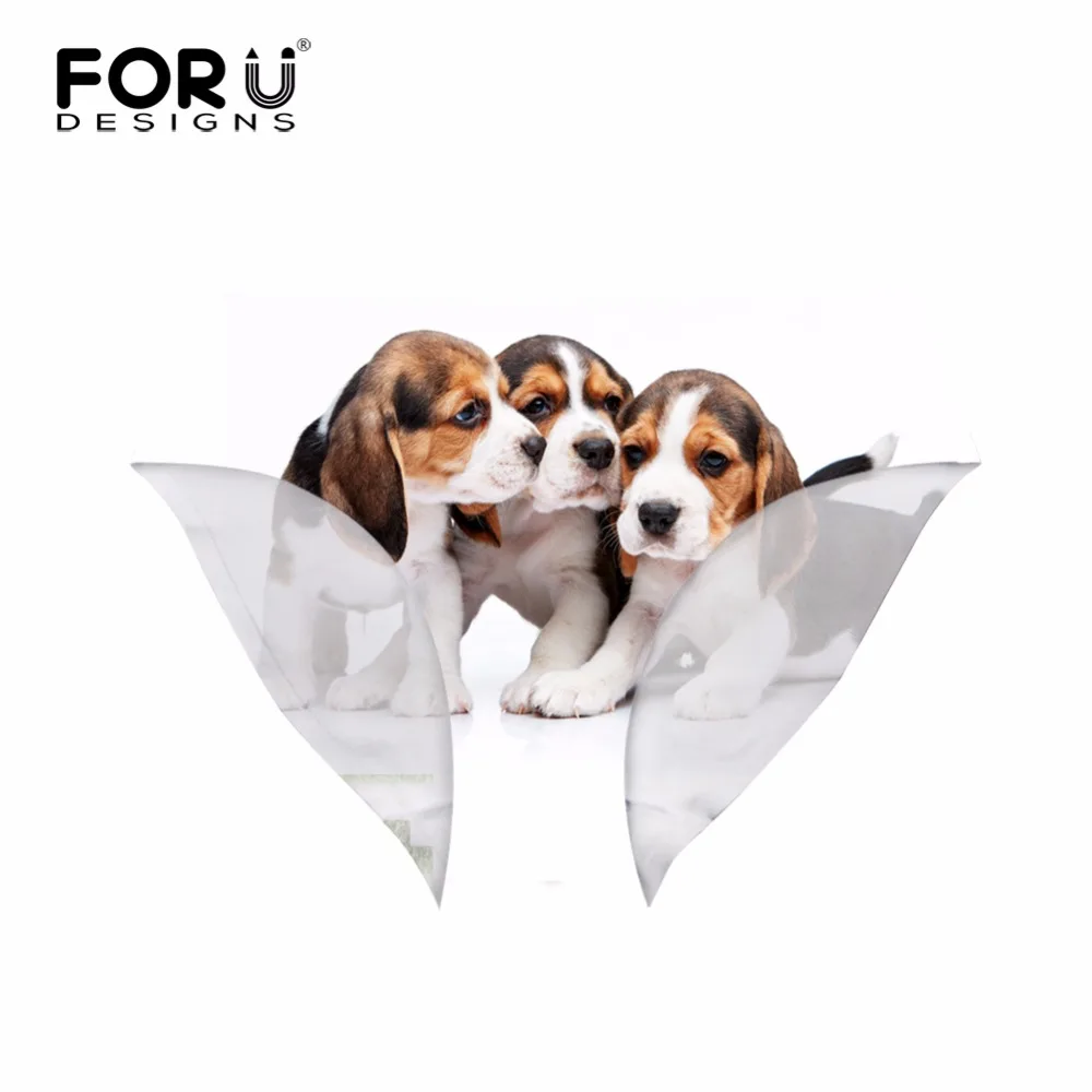 FORUDESIGNS/женские трусы с 3D рисунком собаки, трусы, Прозрачное нижнее белье из хлопка, женские бесшовные пикантные трусики, трусики Мода