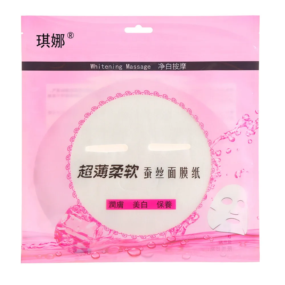 60 шт. шелковая маска для лица лист сухая бумага сделай сам мягкая дышащая