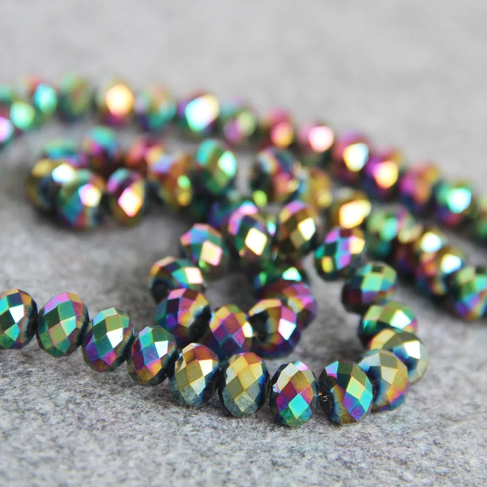 50 шт. граненые бусины для ожерелья 8 х10 мм|beads stone|diy jewelry makingloose beads |