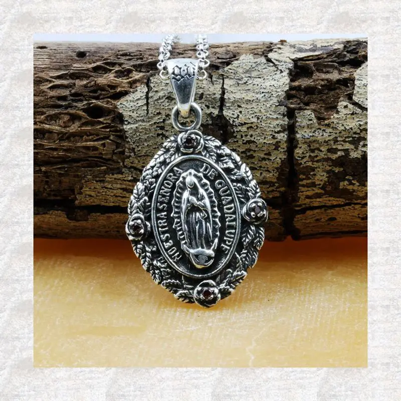 Женское и мужское двустороннее ожерелье с подвеской в виде Креста Иисуса