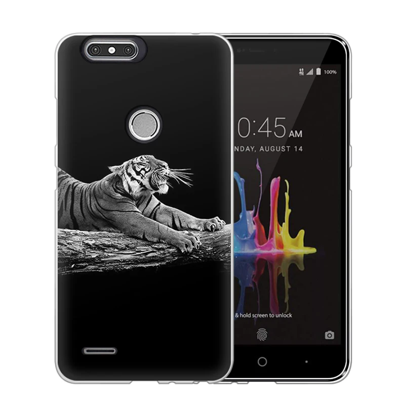 iTien Elegant Cartoon Cool Design Protect Silicone Case For ZTE Blade Zmax Z982 Cover Gel Skin Printing Rubber Pouch Shell |