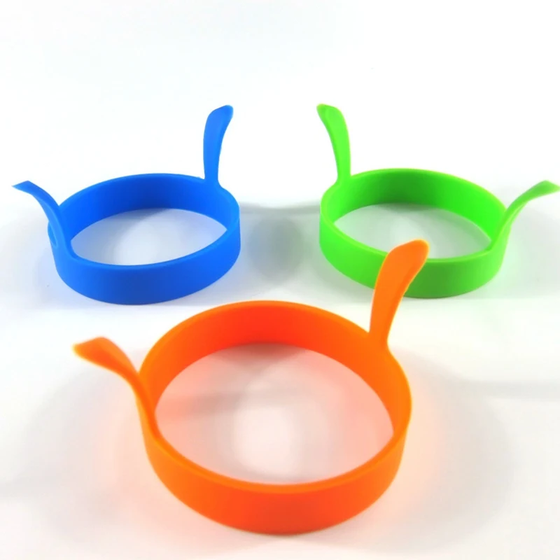 1 шт. Творческий Круглый Форма силиконовый омлетная форма для яиц жарки