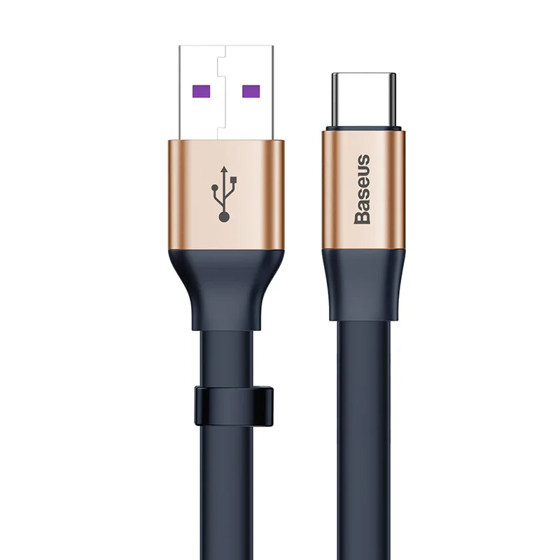 Кабель Baseus 5A USB C type C для huawei P30 mate 20 Pro P20 40W быстрая зарядка usb type C кабель для huawei P20 Pro Xiaomi - Цвет: Gold Blue