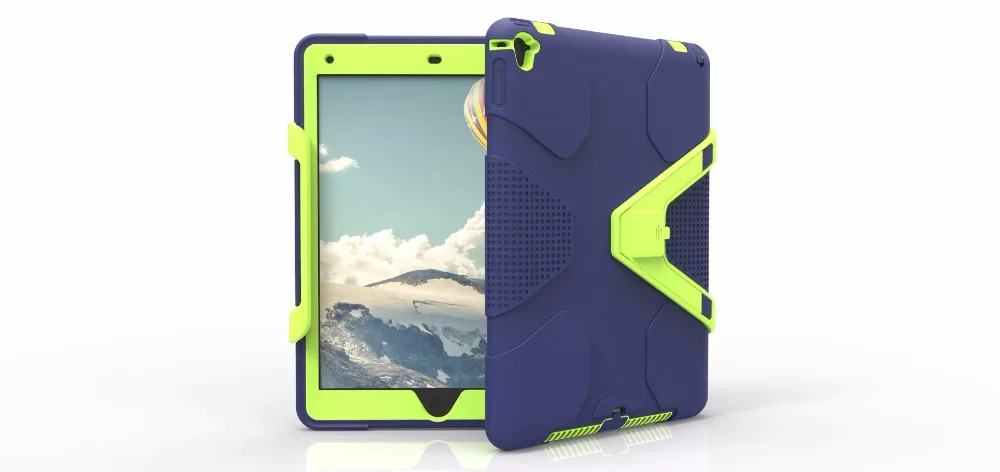 Для iPad 6/Air 2 чехол EVA Heavy Duty противоударный Гибридный Резина Прочный жесткий