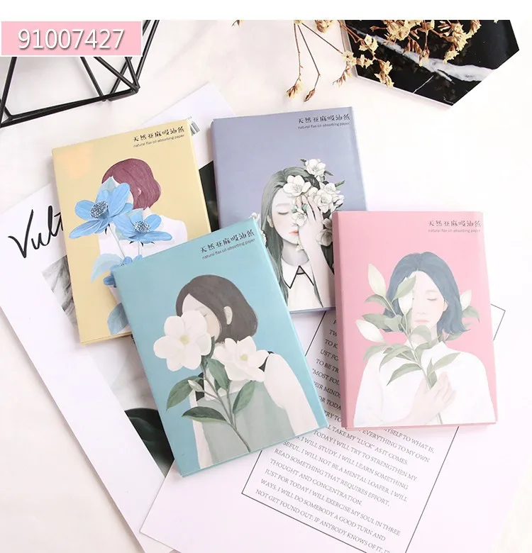 50sheets/pack Absorbent Paper Oil Control Wipes Makeup Cleansing Summer Blotting Facial Oil Shrink Pore Face Cleaning Tool