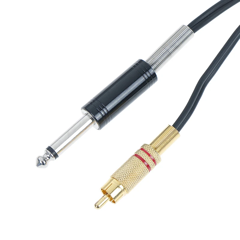 6 футов RCA силиконовый шнур черный резиновый для татуировочной машинки