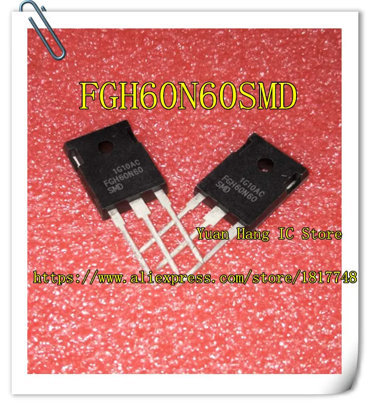 Бесплатная доставка 10 шт./лот FGH60N60SMD FGH60N60 FAIRCHILD TO 247 IC|Аксессуары для батарей и ЗУ| |