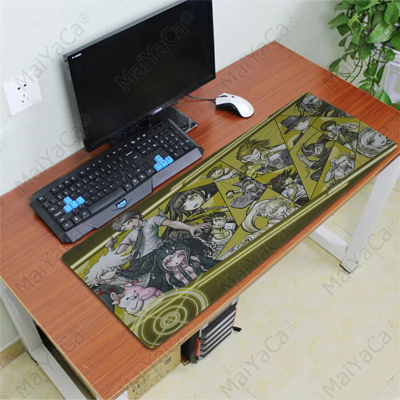 MaiYaCa новые Danganronpa V3 индивидуальные коврики для мыши Компьютерные Аниме Коврик для мыши и ноутбука большой коврик для мыши клавиатуры коврик