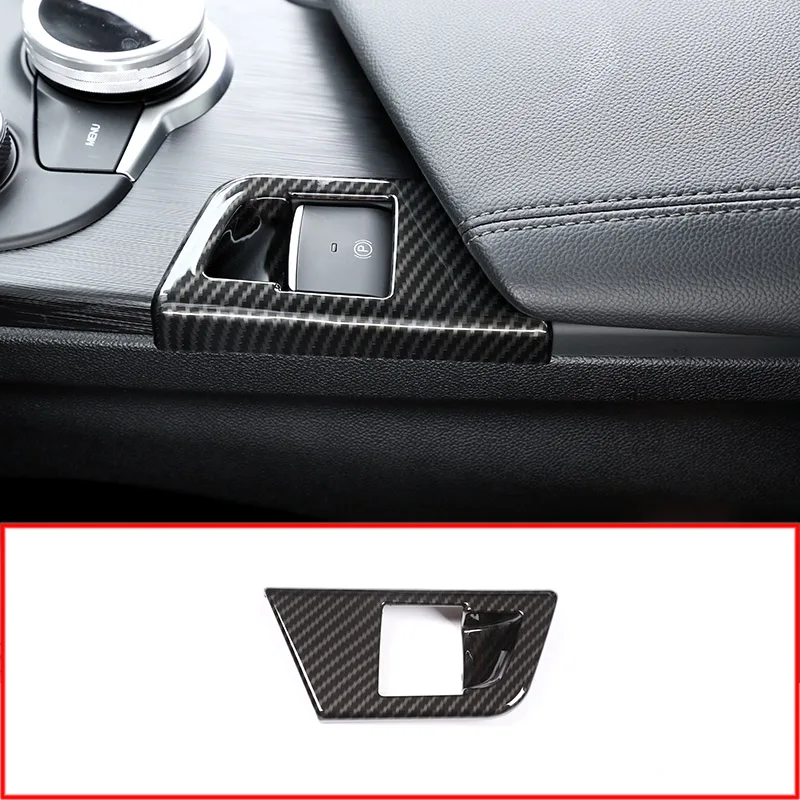 Для Alfa Romeo Giulia 2017 2018 2019 ABS Chrome Carbon fiber Electronic украшение ручного тормоза Cover Trim P Shift