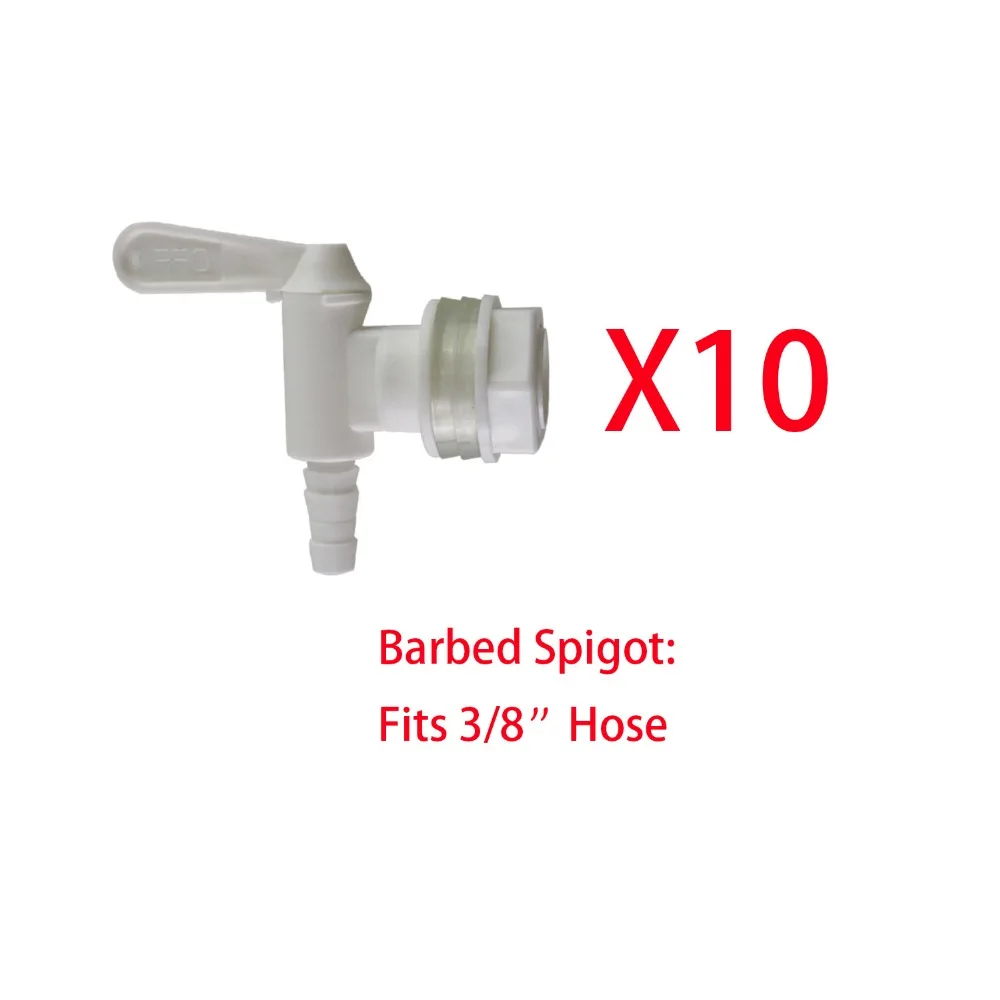 3/8 Inch Bottling Bucket Spigot Valve Barb Home Beer Brewing Homebrew Wine Making Barware Bar Accessories Tap Faucet 10 pcs/lot | Дом и сад