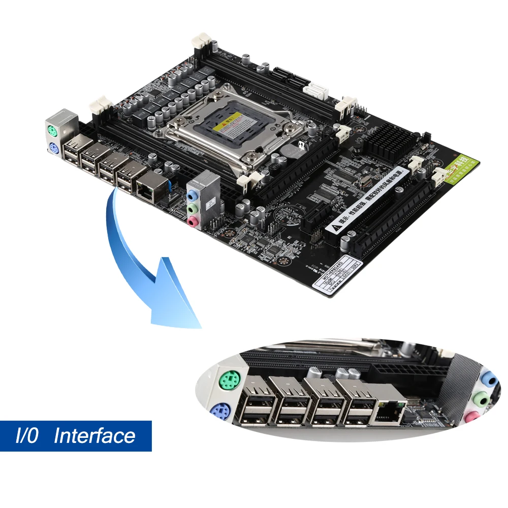 Профессиональные Компьютерные X79 материнская плата LGA 2011 гнездо Max 64 Гб 4* DDR3 1866/1600/1333 МГц ECC Оперативная память SATA3.0 материнская плата