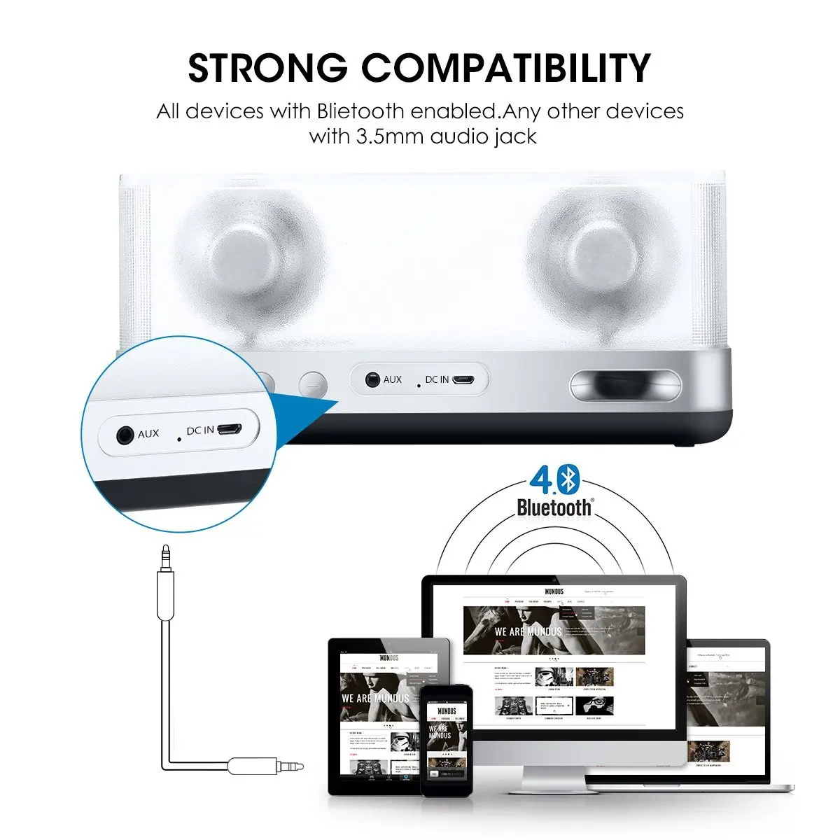 VIDSON i30 мощность 20 Вт портативный Bluetooth динамик беспроводной динамик s светодиодный Крытый открытый стерео супер BassTransparent box10W драйверы
