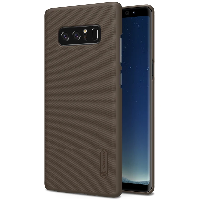 Brown Для samsung galaxy note 8 Nillkin супер матовый защитный чехол для galaxy note 8 чехол с подарком - Цвет: Brown