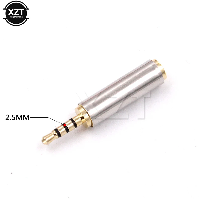 1 шт. аудио адаптер для наушников 2 5 мм|3.5 female male|headphone adapter3.5 mm male |