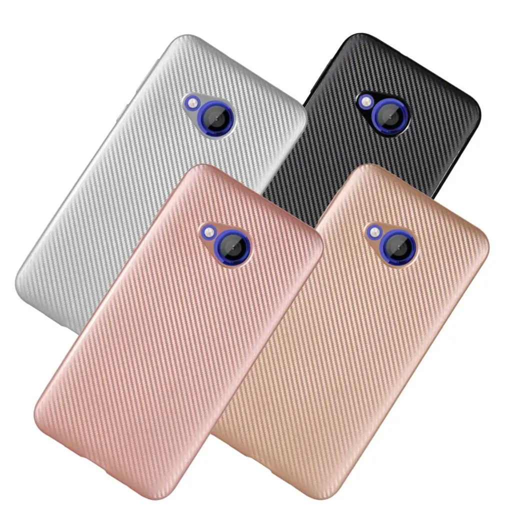 WolfRule чехол для htc U Play роскошный чехол с полной защитой из углеродного волокна матовый Мягкий силиконовый чехол из ТПУ для htc U Play Funda 5,2"