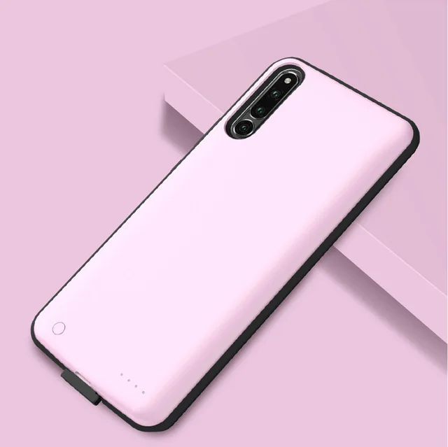 6500 мАч ультра тонкий чехол для быстрой зарядки аккумулятора для Xiaomi Mi 9 чехол для зарядки аккумулятора Портативный высококачественный чехол для аккумулятора - Цвет: Розовый