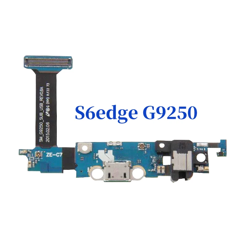 Для Samsung Galaxy S6 Edge G925F G925A G925V G925T G925i док-разъем Micro USB зарядное устройство зарядный порт гибкий кабель