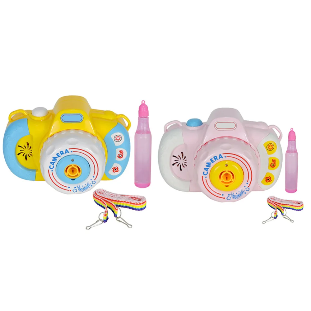 Детская электрическая игрушка пузырь симпатичный дизайн камеры игрушки для