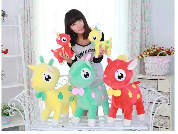 Мягкая игрушка с героями мультфильмов sika плюшевая олень кукла подарок на день