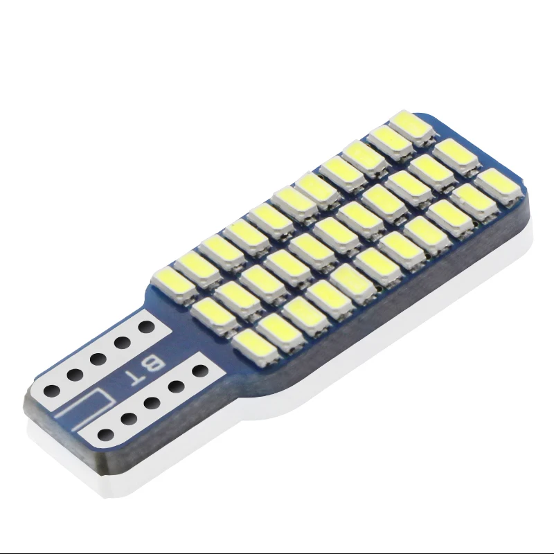 2 предмета T10 192 194 168 W5W светодиодный лампы 33 SMD 3014 автомобильные задние фонари купольная лампа белый AC/DC 12V Canbus Error Free авто аксессуары