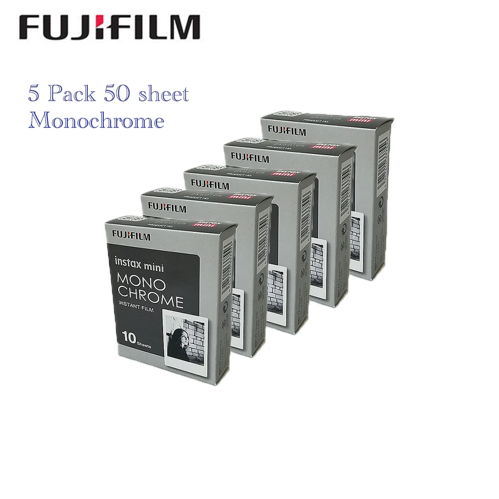 Монохромная пленка Fujifilm Instax Mini для 8 7s 7 10 20 30 50s 50i 90 25 dw фотобумага мгновенной