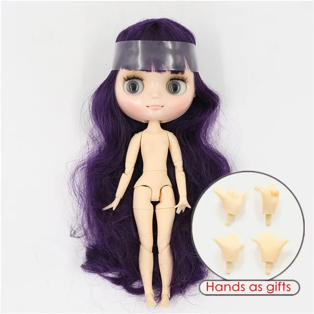 Фабрика blyth middie кукла 1/8 bjd 20 см блестящее лицо шарнирное тело милая игрушка подарок для девочки - Цвет: shiny face Z