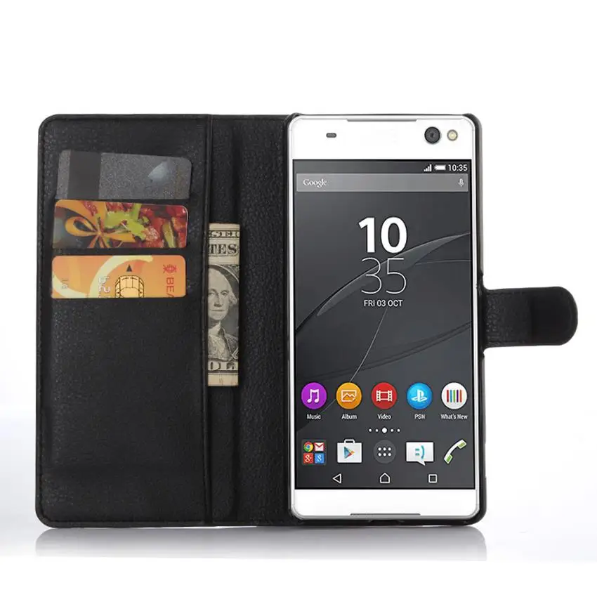 Чехол-бумажник из искусственной кожи для sony Xperia C5 Ultra Dual E5533 E5563 E5553 E5506 6," для sony Xperia C5 Ultra чехол для телефона