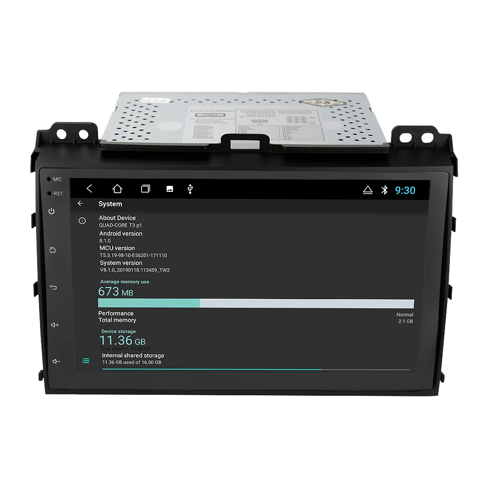 EKIY 9 ''ips 2 Din Android 8,1 четырехъядерный Автомобильный мультимедийный плеер для Toyota Prado 120 Land Cruiser gps навигация Стерео Авторадио