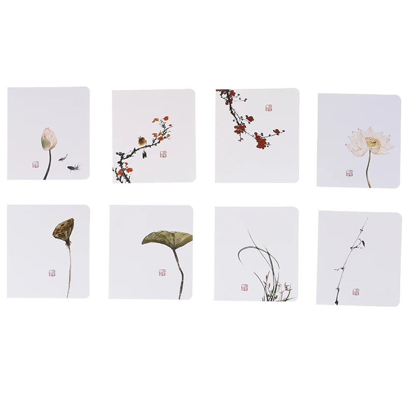 5 шт./упак. творческий классическом китайском поздравительная открытка белого