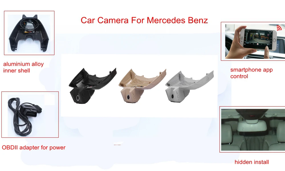 Автомобильный видеорегистратор PLUSOBD для Mercedes Benz S Class W221 2007 12 видеокамера средней